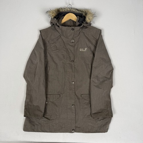 Jack wolfskin hooded parka - hooded,